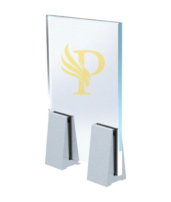 V Bracket — stainless steel glass clamp bracket by Prince Railing