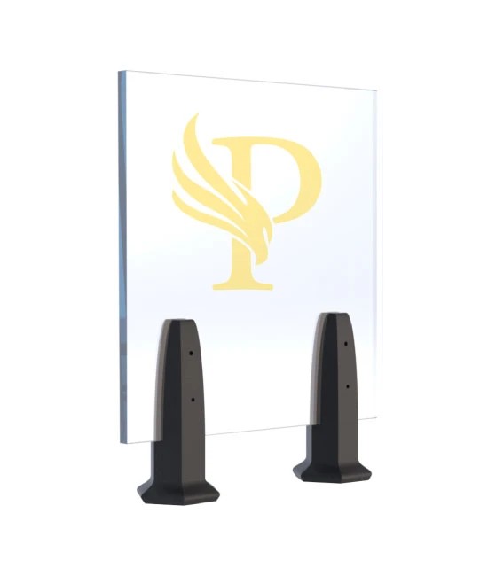 Hex Alu Spigot 6 — stainless steel glass spigot by Prince Railing