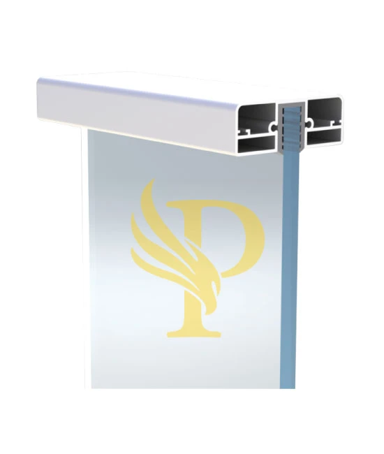 80 X 30 Rectangle Handrail — stainless steel top handrail profile by Prince Railing